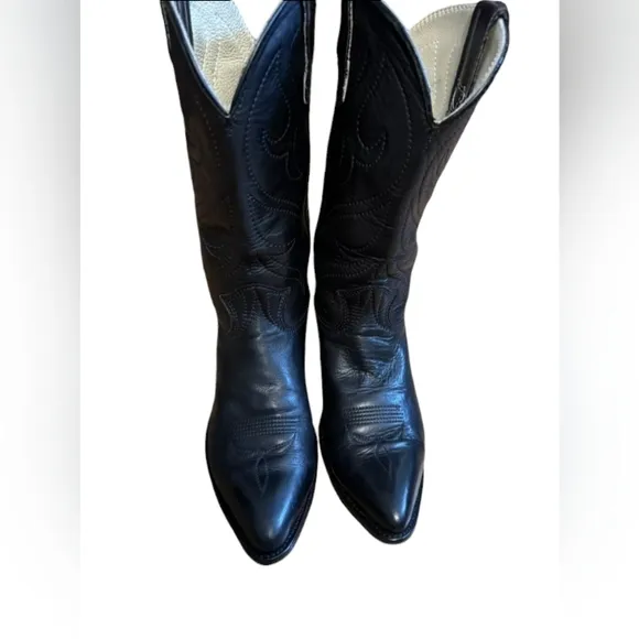 Vintage Stewart Boot Co 1977 Handmade Men’s  Cowboy *Beautiful Leather Size 8B