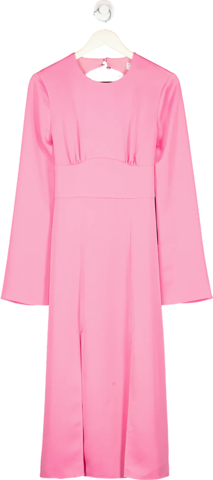VéStire Pink Long Sleeve Bow-Tie Dress UK 8